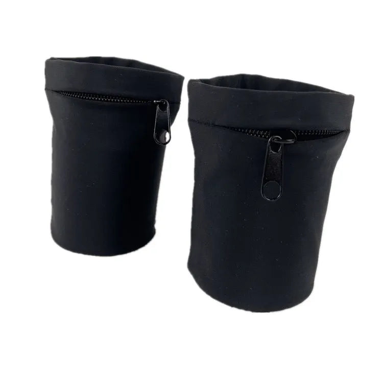 Adjustable fitness wrist bag with armband sleeve for mobile phone, shown in packaging.