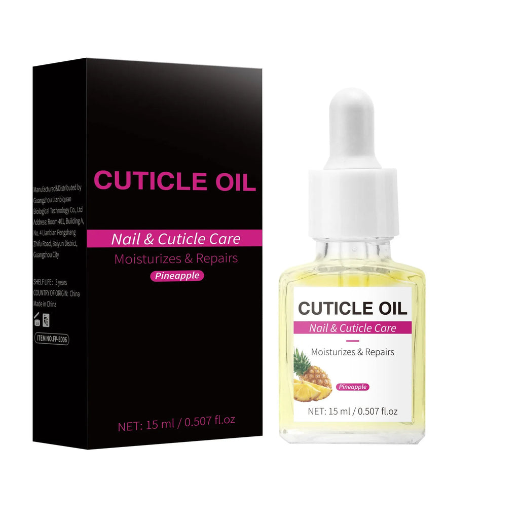 15ml bottle of moisturising nail cuticle oil with nourishing stratum corneum formula