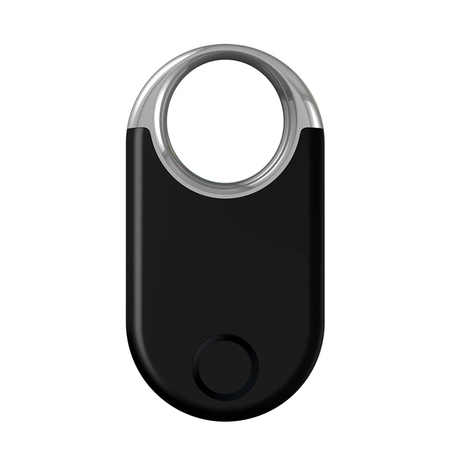 Black and white GPS tracking device for pets and children with USB charging port