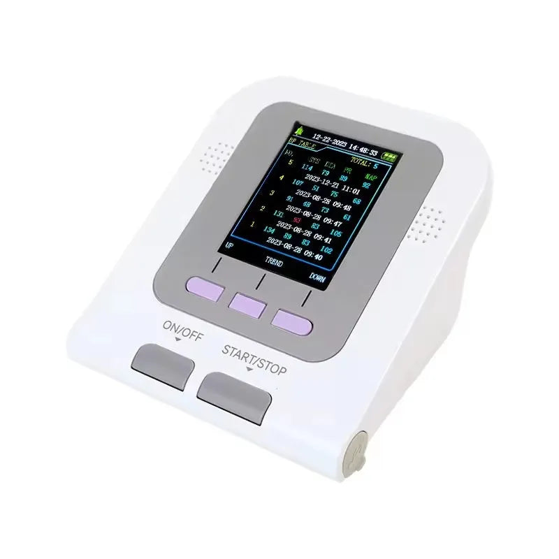 CONTEC08A veterinary digital blood pressure monitor unit with colour screen and adjustable cuff.