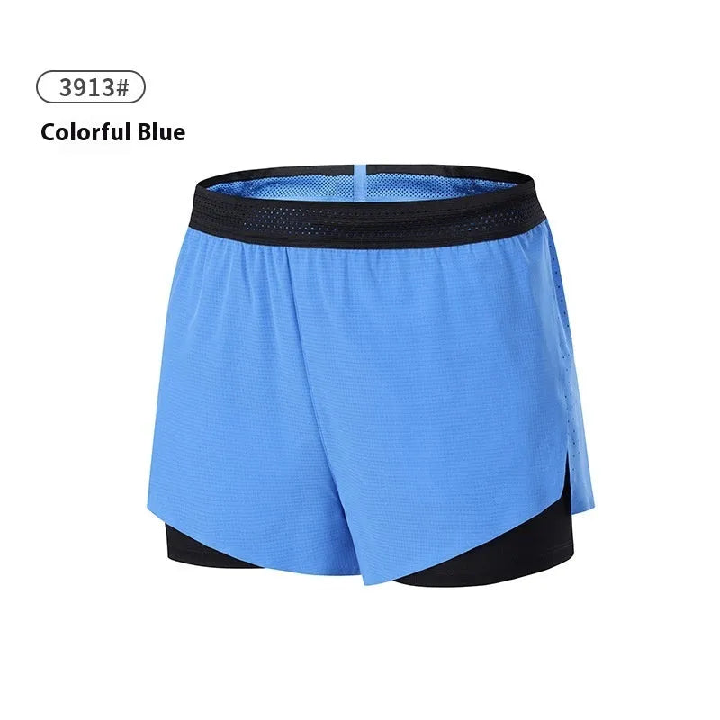 Men's solid colour polyester basketball shorts with low waist design