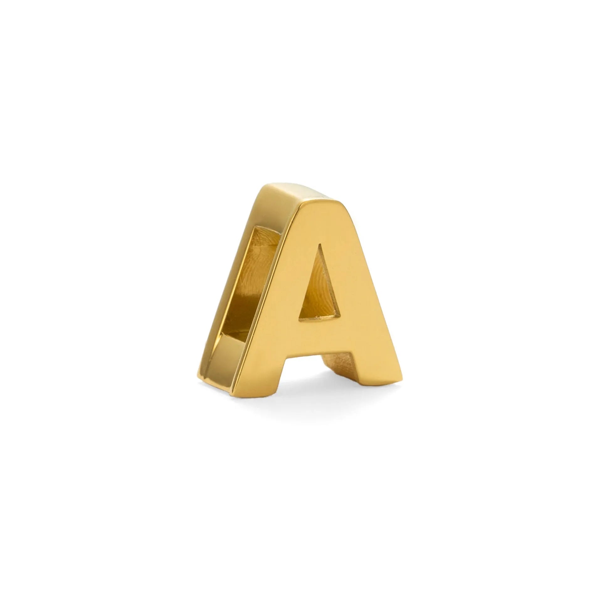 Titanium steel number letter necklace with 40.5cm chain and electroplated gold or silver finish