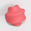 Natural rubber pet food dispensing toy in dark blue colour, small size, for slow feeding