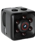 Black mini USB infrared night vision camera with 80cm cable for 1080P recording