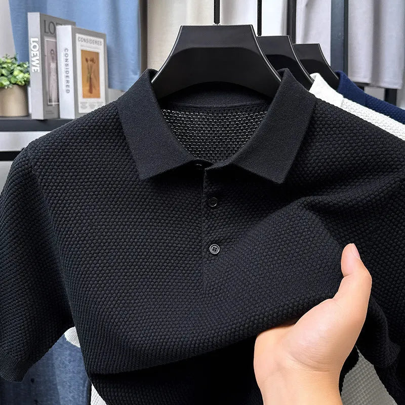 Loose fit pure cotton short sleeve pullover sweater in a choice of six colours.