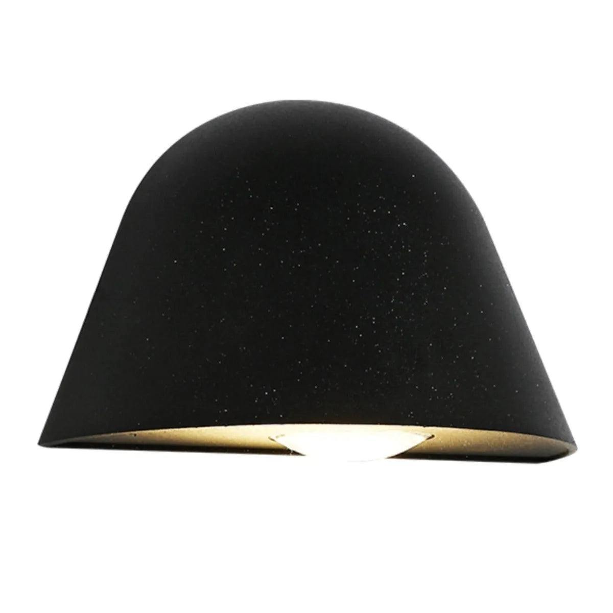 IP65 outdoor wall lamp in aluminium with 5W LED and choice of black, platinum, black gold, spot white, or ceramic white finish