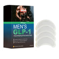 Men's figure control chest patches with natural ingredients in four-piece package