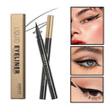 Black liquid eyeliner pen with matte finish and quick-drying formula