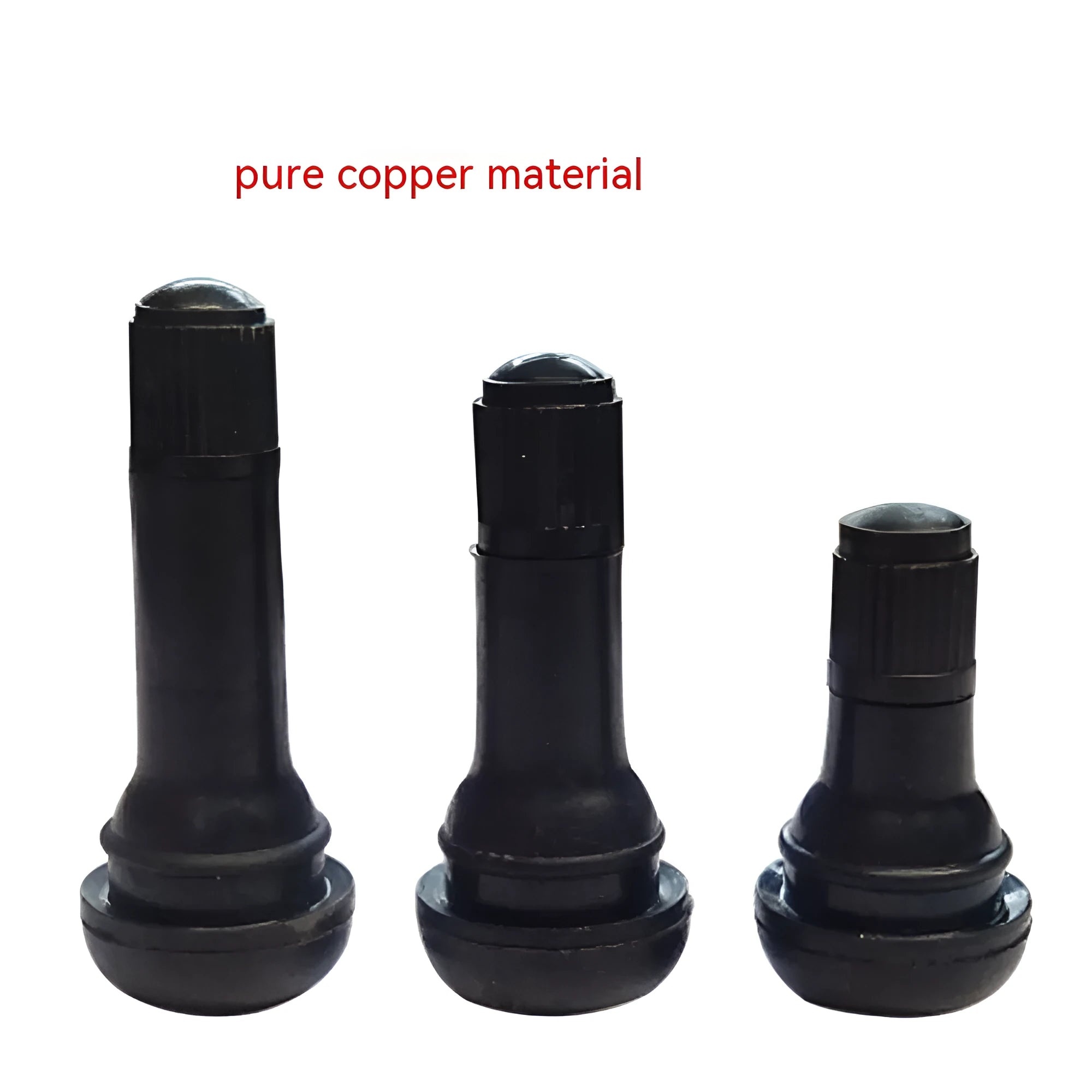 Black copper tyre valve cores for TR412 TR413 TR414 automotive applications