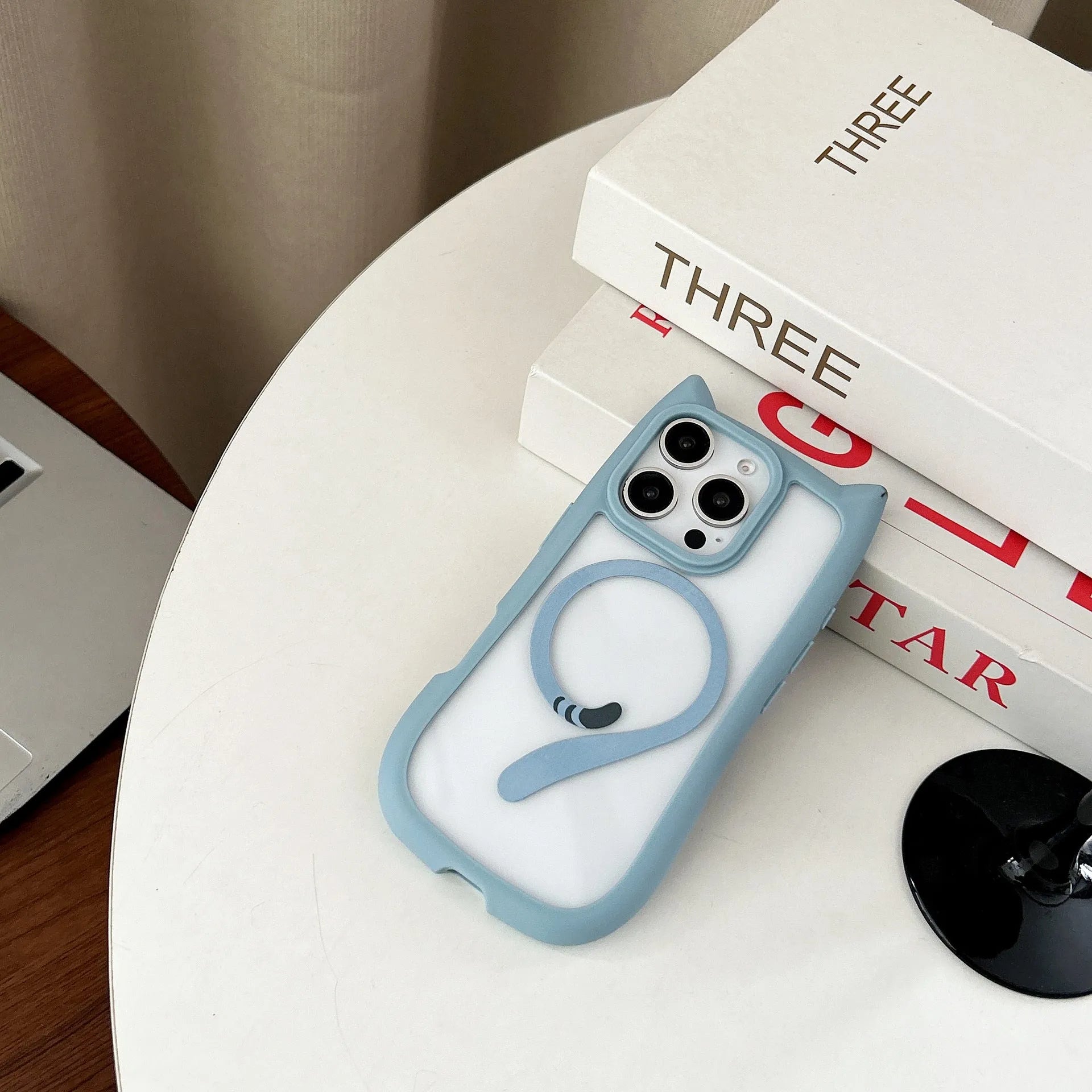 Transparent acrylic TPU phone case with magnetic suction for IPhone 17 series devices