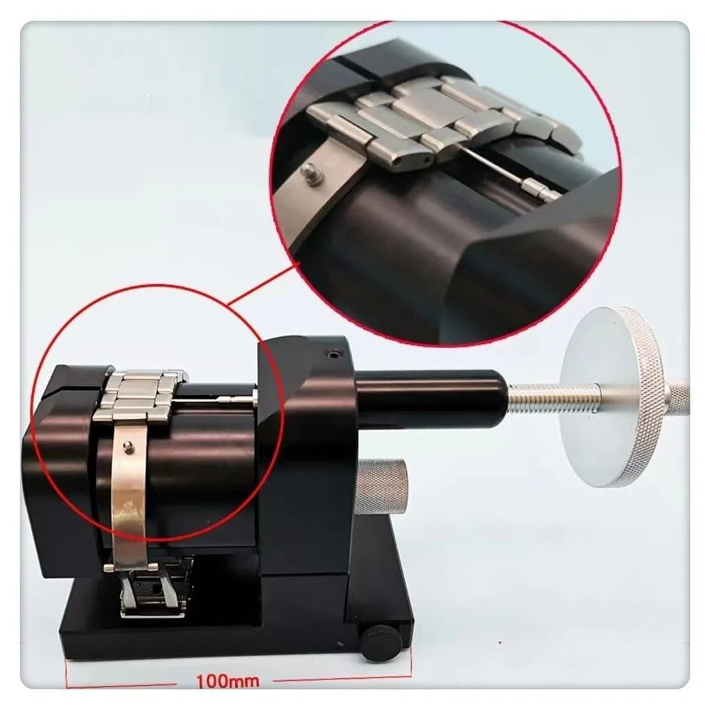 Alloy steel watch strap removal machine for watch repair with dimensions 150mm x 115mm x 80mm