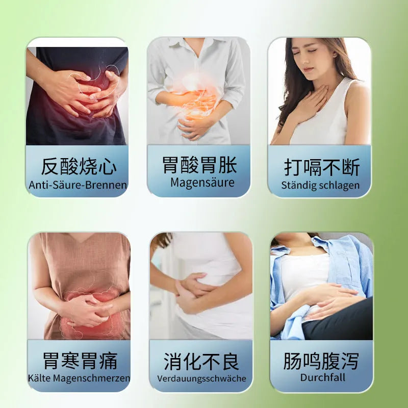 Box of 12 acid reflux patches for heartburn, bloating and indigestion support