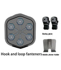 Black smart boxing machine with Bluetooth connection and 200kg strike bearing