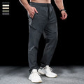 Men's waterproof quick-drying nylon exercise trousers in army green colour