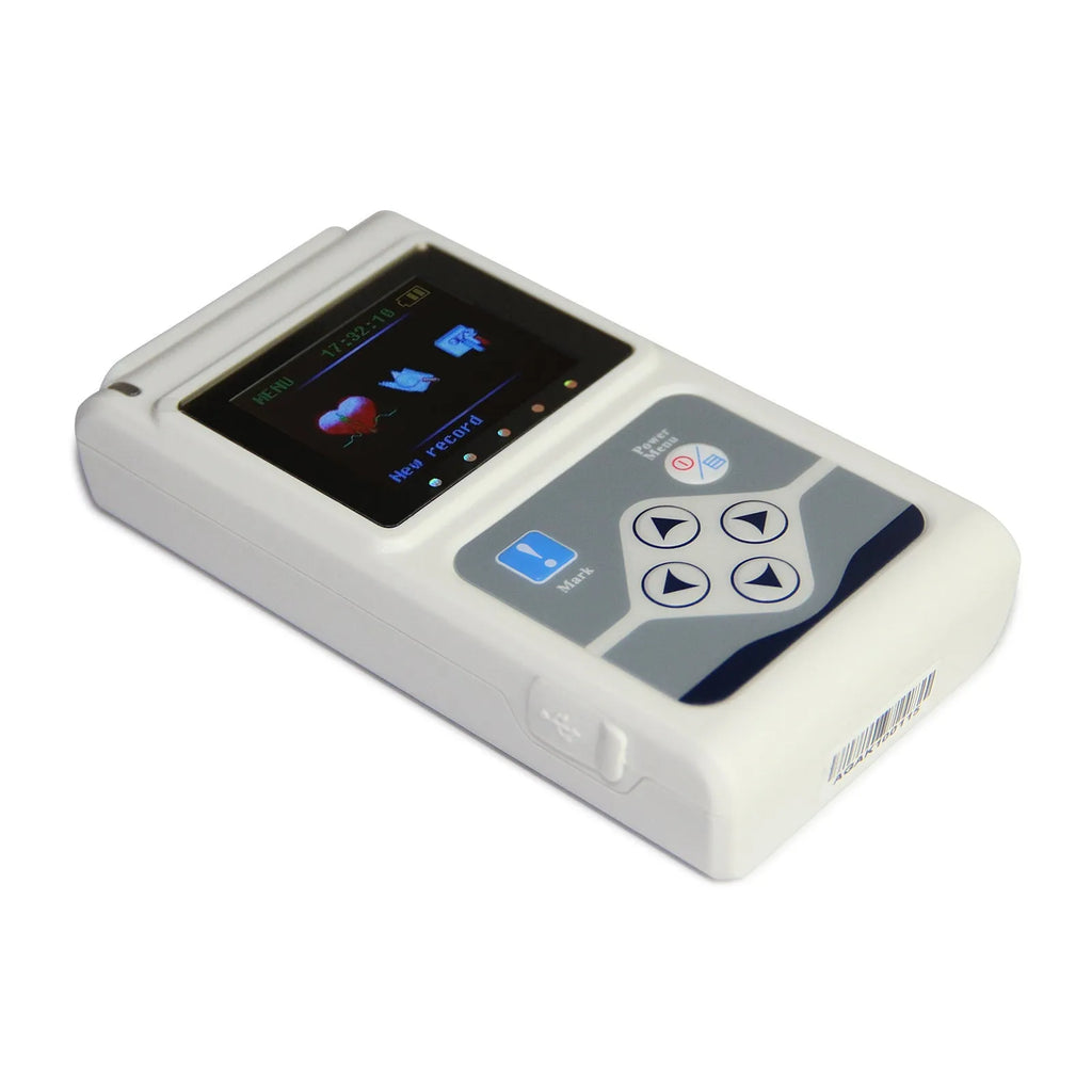 ECG Holter 12 channel 12 lead recorder TLC5000 with lead cable and USB for 24-hour ECG monitoring