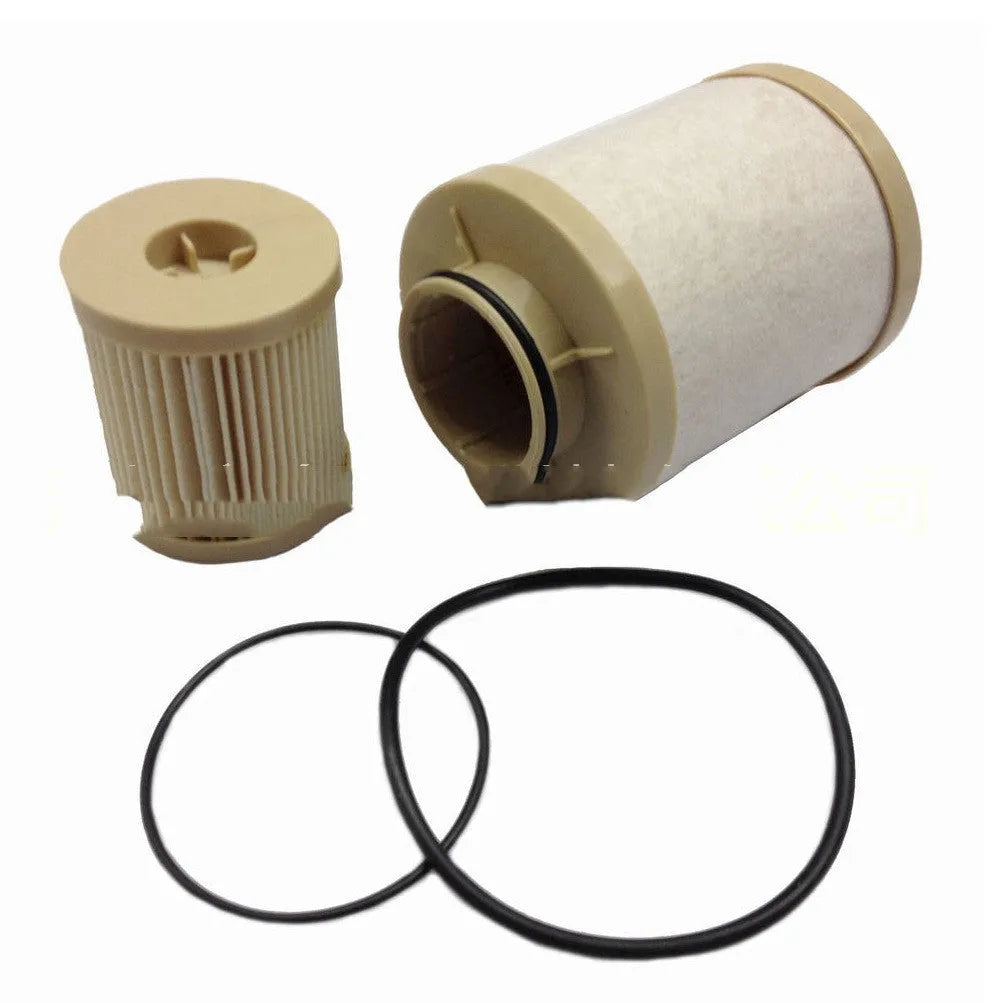 FD4616 diesel fuel filter for Ford 6.0L Power Stroke engines in F350, F550, and E-Series trucks.