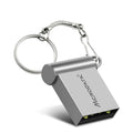 Metal car design USB memory stick necklace drive with chain on black background