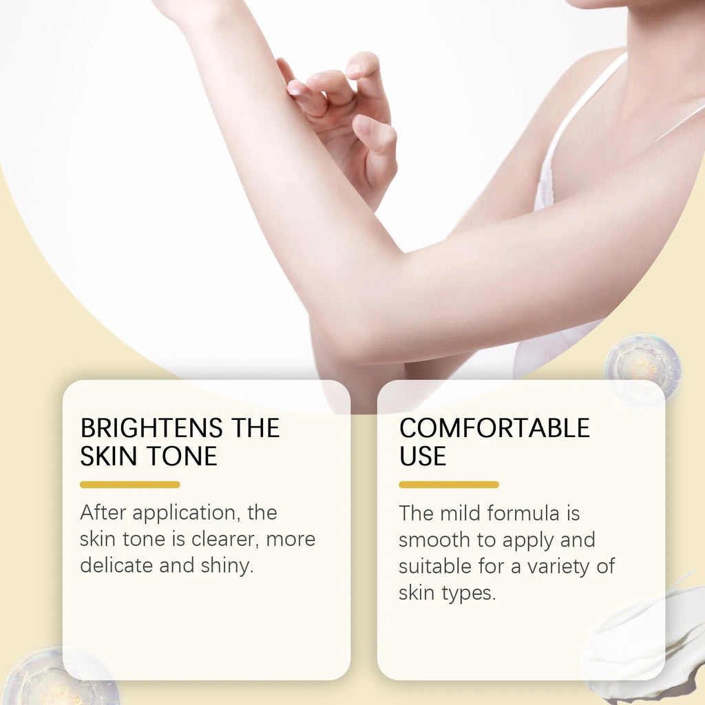 50g tube of skin lightening cream with vitamin C and titanium dioxide for pigmentation treatment