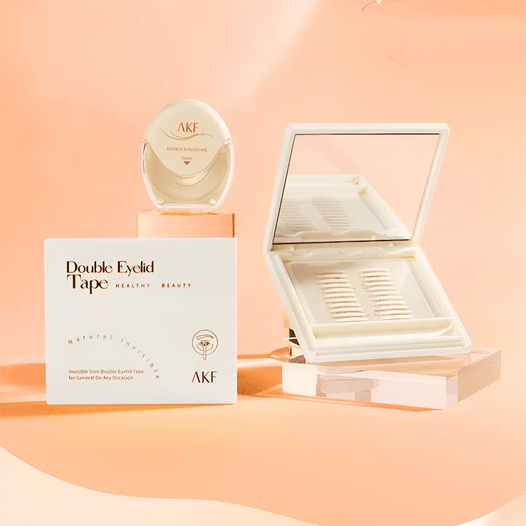 Roll of 120 lace double eyelid stickers in Crescent and Olive shape options.