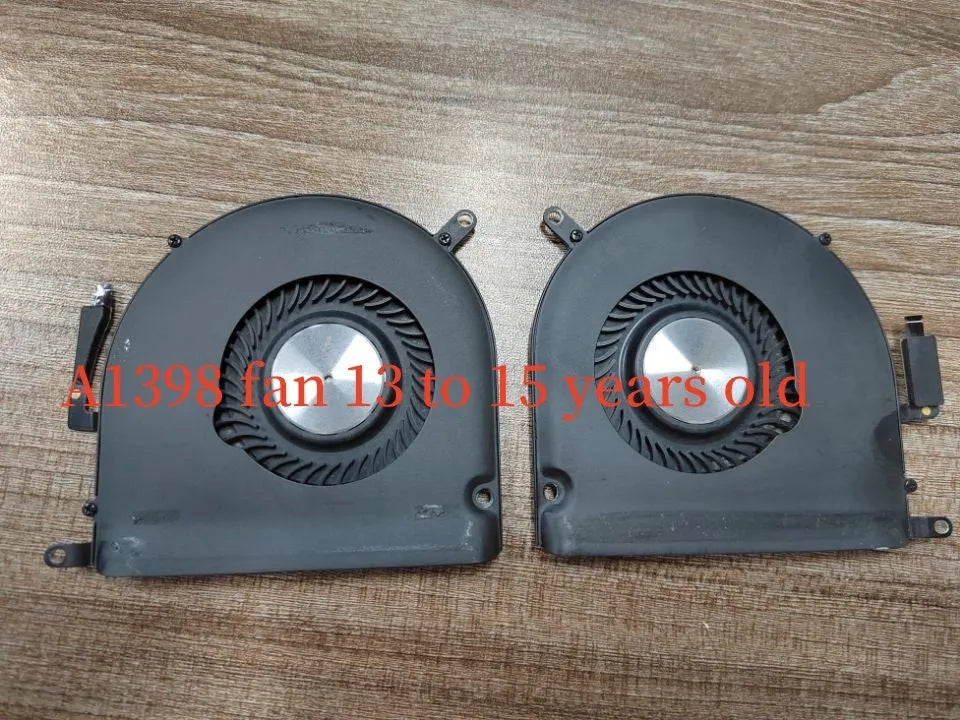 Apple MacBook Pro A1398 laptop cooling fan replacement for MC975 and MC976 models