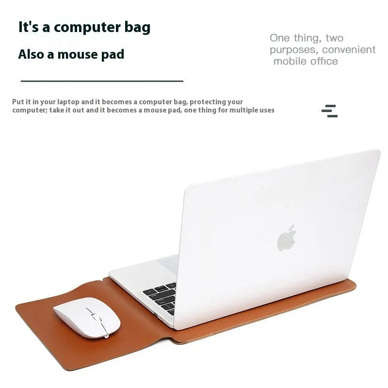 Four-piece leather edge protector set for notebooks in multiple colours with lock edge design