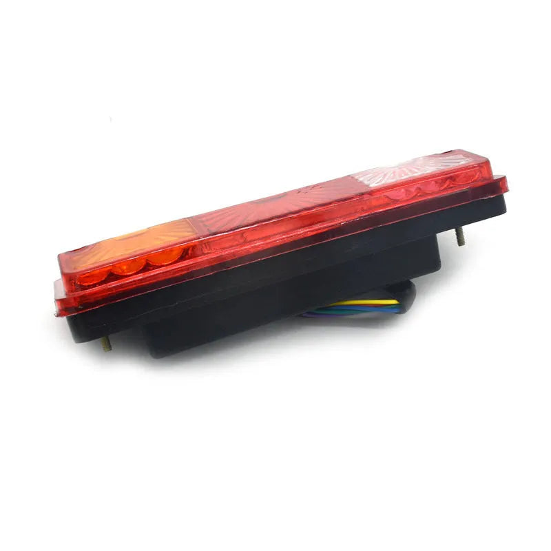 Black integrated shell electric tricycle taillight for 12V and 48-60V vehicles.