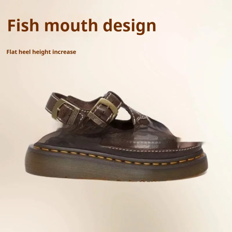 Men's black embroidered floral beach sandals with flat heel and PU upper.