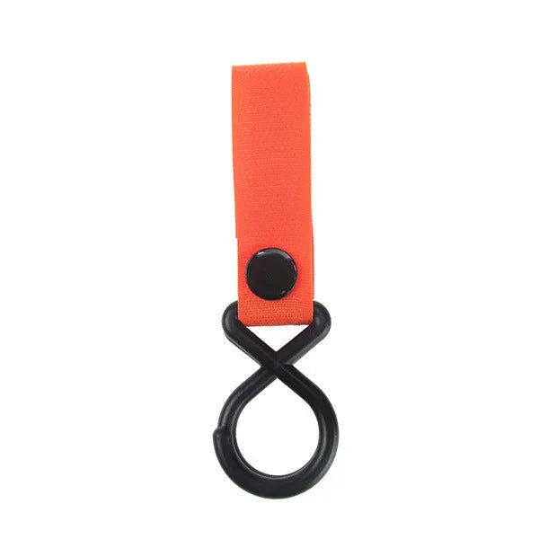 Nylon luggage velcro hook in assorted colours on white background with independent OPP packaging.