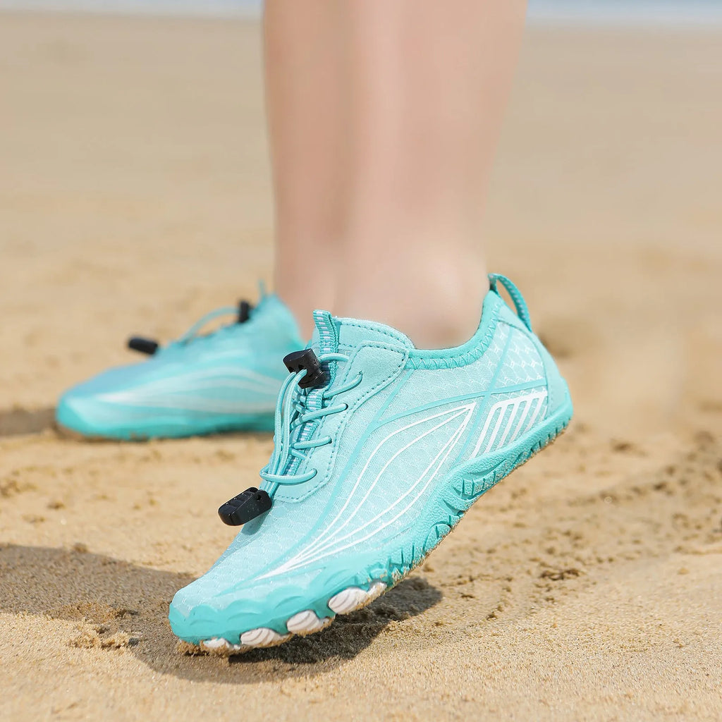 Children's quick-dry wading shoes with non-slip rubber sole in multiple colour options