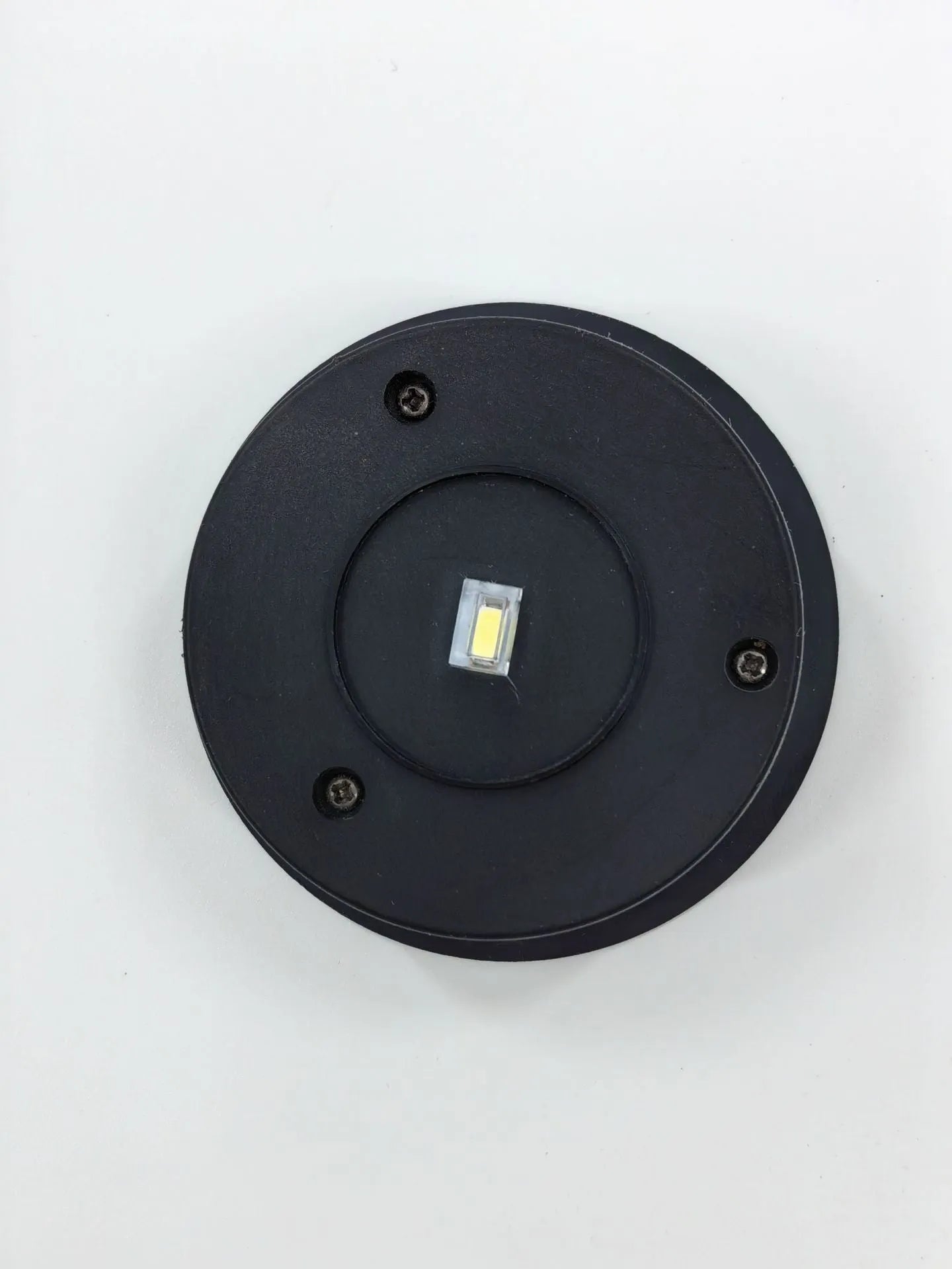 Oval LED battery box accessory for solar lithium highlight lamp, 2x7cm, IP44, three light colour options