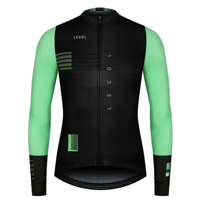 Men's autumn full sleeve cycling jersey in long sleeve design with 11 colour options sizes XS to 4XL