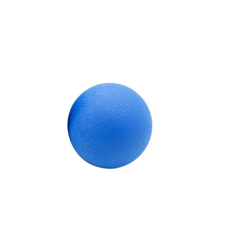 Round green TPE yoga massage ball measuring 6.1 cm in diameter for muscle relaxation