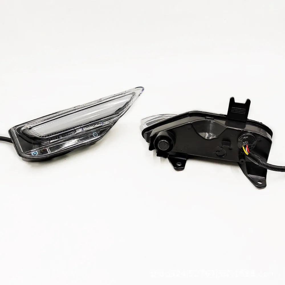 Infiniti Q50 Q70 front bumper LED turn signal and daytime running lamp with ABS housing