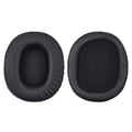 Black soft PU leather replacement earmuff covers for Sony 1R headphones.