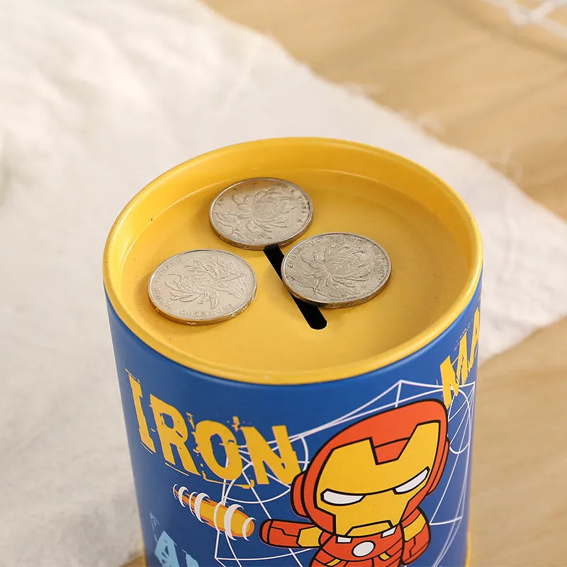 British style creative metal piggy bank measuring 85mm by 85mm by 102mm