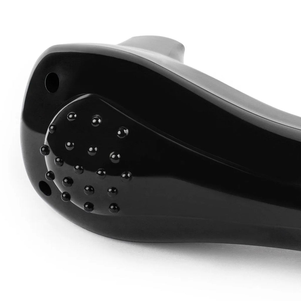 Black folding hair back body electric shaver for cordless hair removal