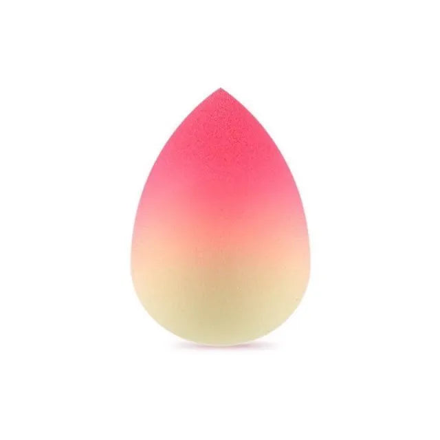 Makeup sponge egg with hydrophilic non-latex sponge and drying rack in gradient powder colour