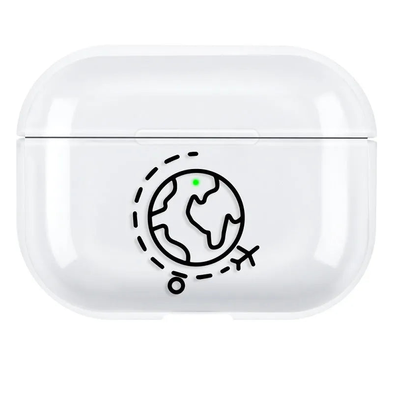 AirPods Pro 3 PC protective case cover in simple solid colour back cover style