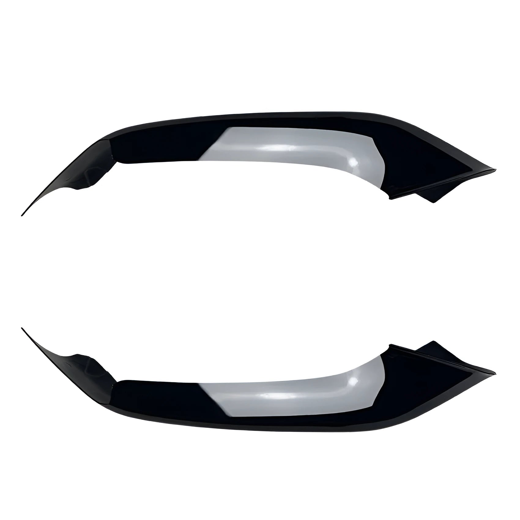 Pair of front Cornerite car stickers for BMW 5 Series G30 early M Sport 530i 2018-2020 carbon fibre pattern