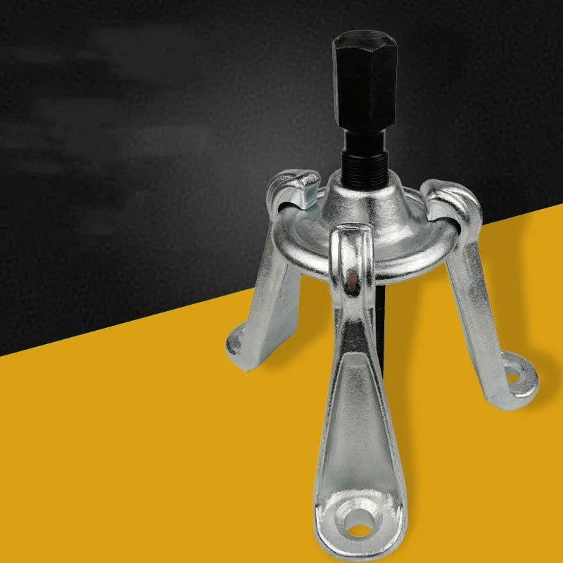 Chrome vanadium steel brake drum and wheel hub puller tool shown with three style options A, B, and C.