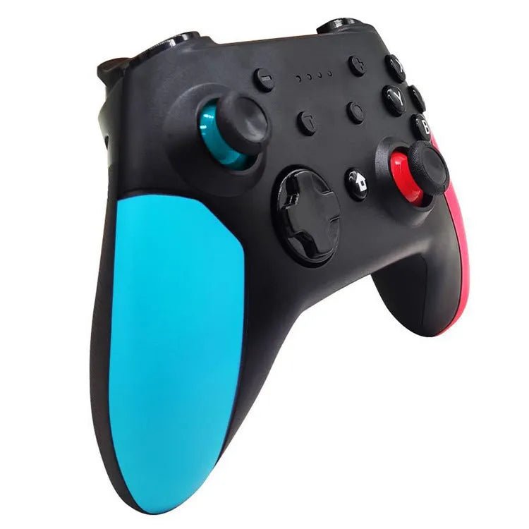 Nintendo Switch Bluetooth gamepad wireless controller in left blue right red colour configuration