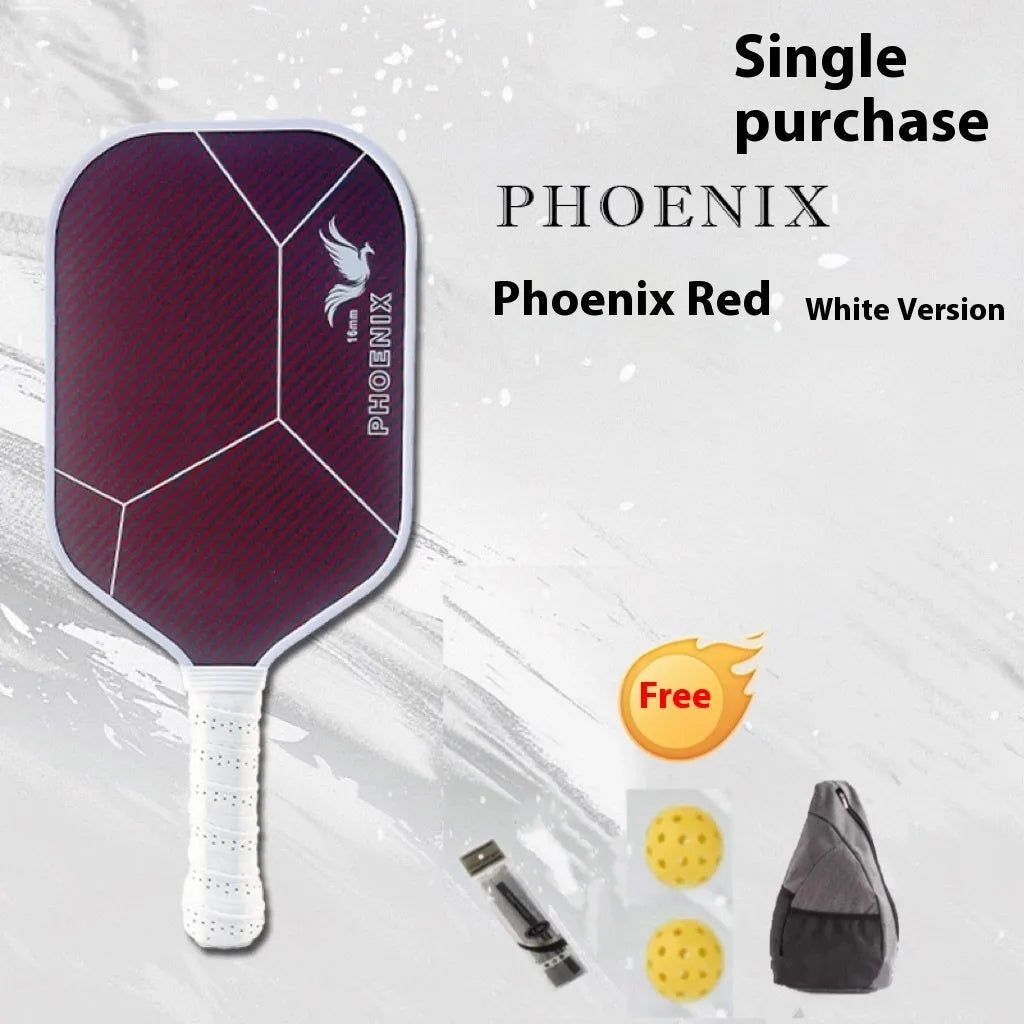 Peak Kevlar carbon fiber frosted table tennis racket plate with diagonal bag and balls in multi-colour options