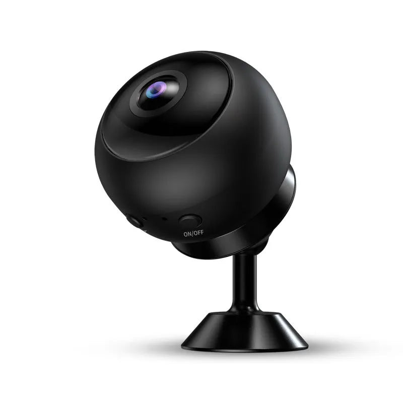 A12 wireless WIFI surveillance camera with ABS plastic housing and 3.6° lens