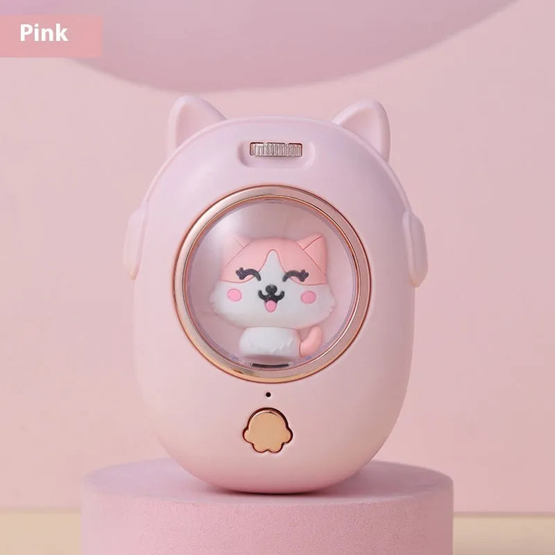 Pink and yellow multifunctional pet comb with built-in laser light for grooming cats and dogs