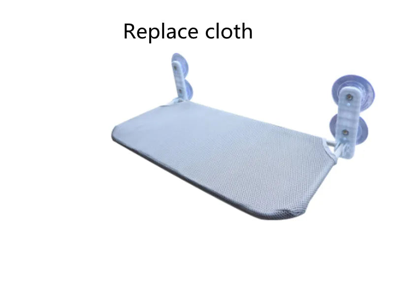 Foldable grey mesh cat hammock with stainless steel suction cups mounted on a window