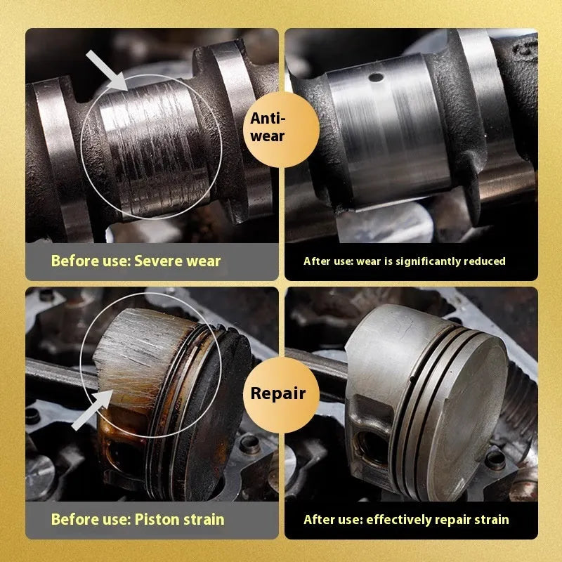 60ml engine anti-wear oil additive bottle with white cover for car engine protection