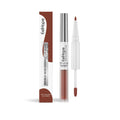 Double-headed lip liner and lacquer pen with lip gloss and a matching eyeliner pencil.