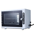 Silver ultraviolet steriliser machine with dimensions for salon tool disinfection