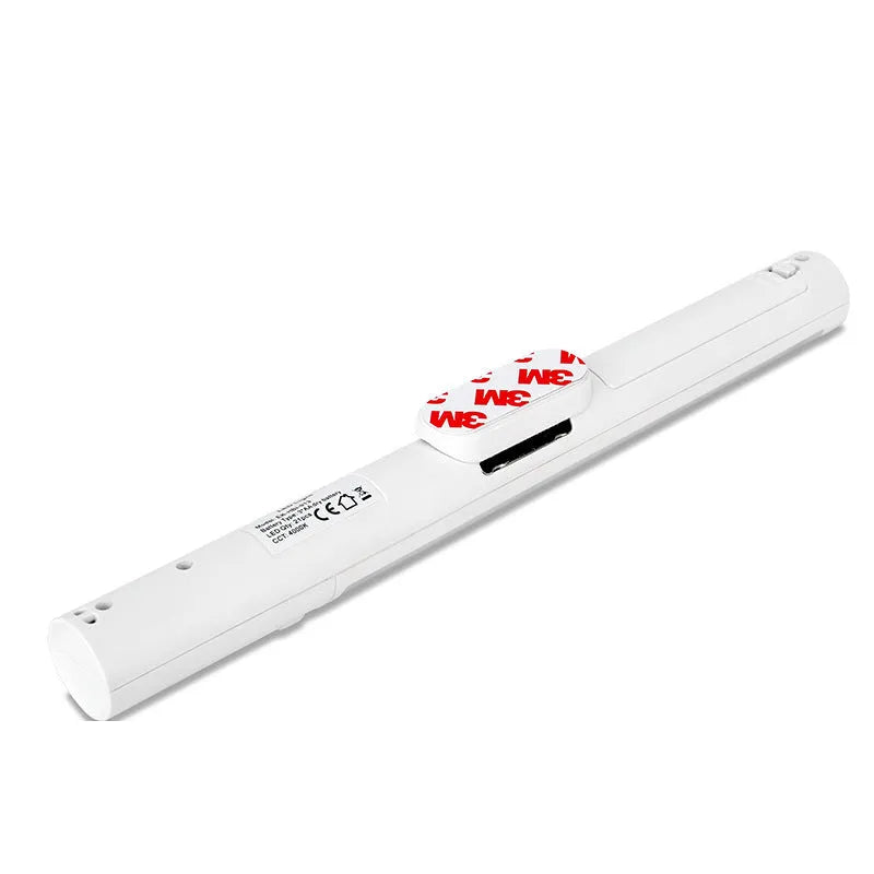 Human body induction cabinet wall light with magnetic mount for battery-operated sensor lighting in wardrobes