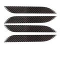 Carbon fibre door handle protection stickers for vehicle scratch prevention